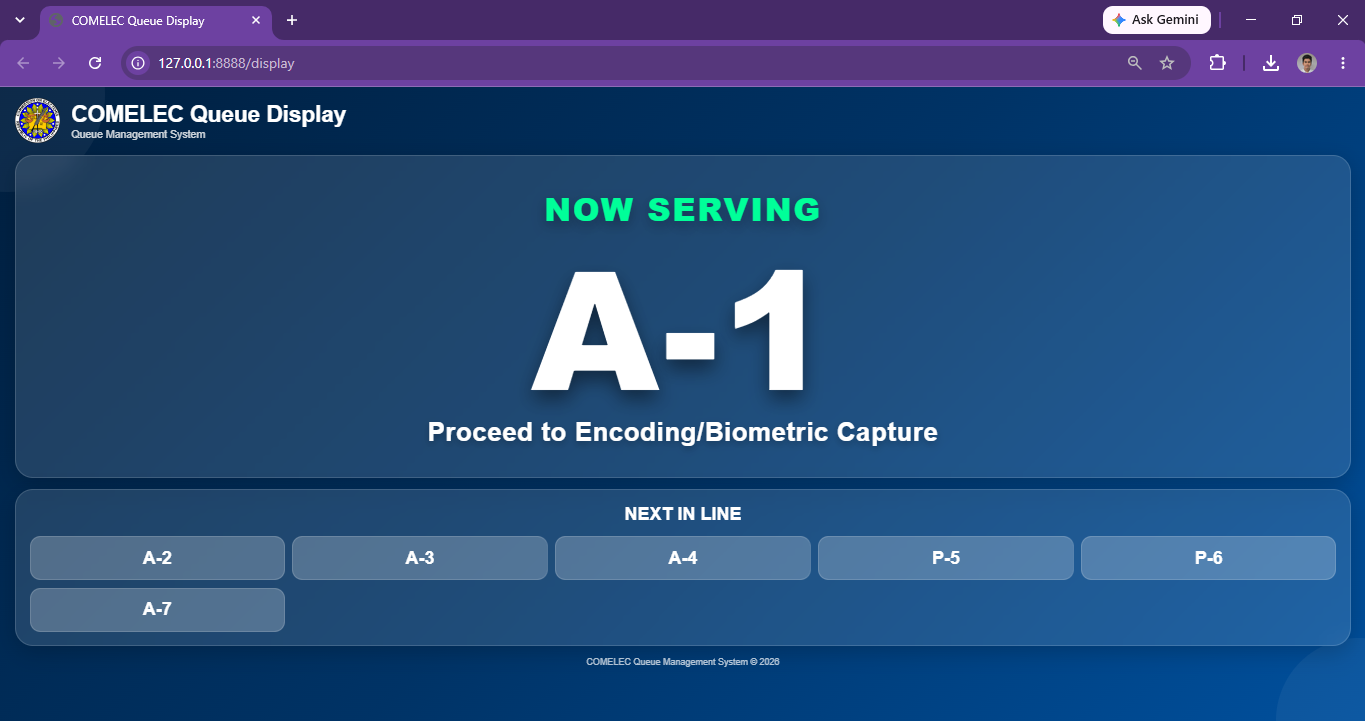 COMELEC Offline Queuing System preview
